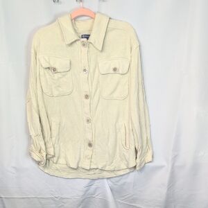 Democracy Light Beige Utility Jacket